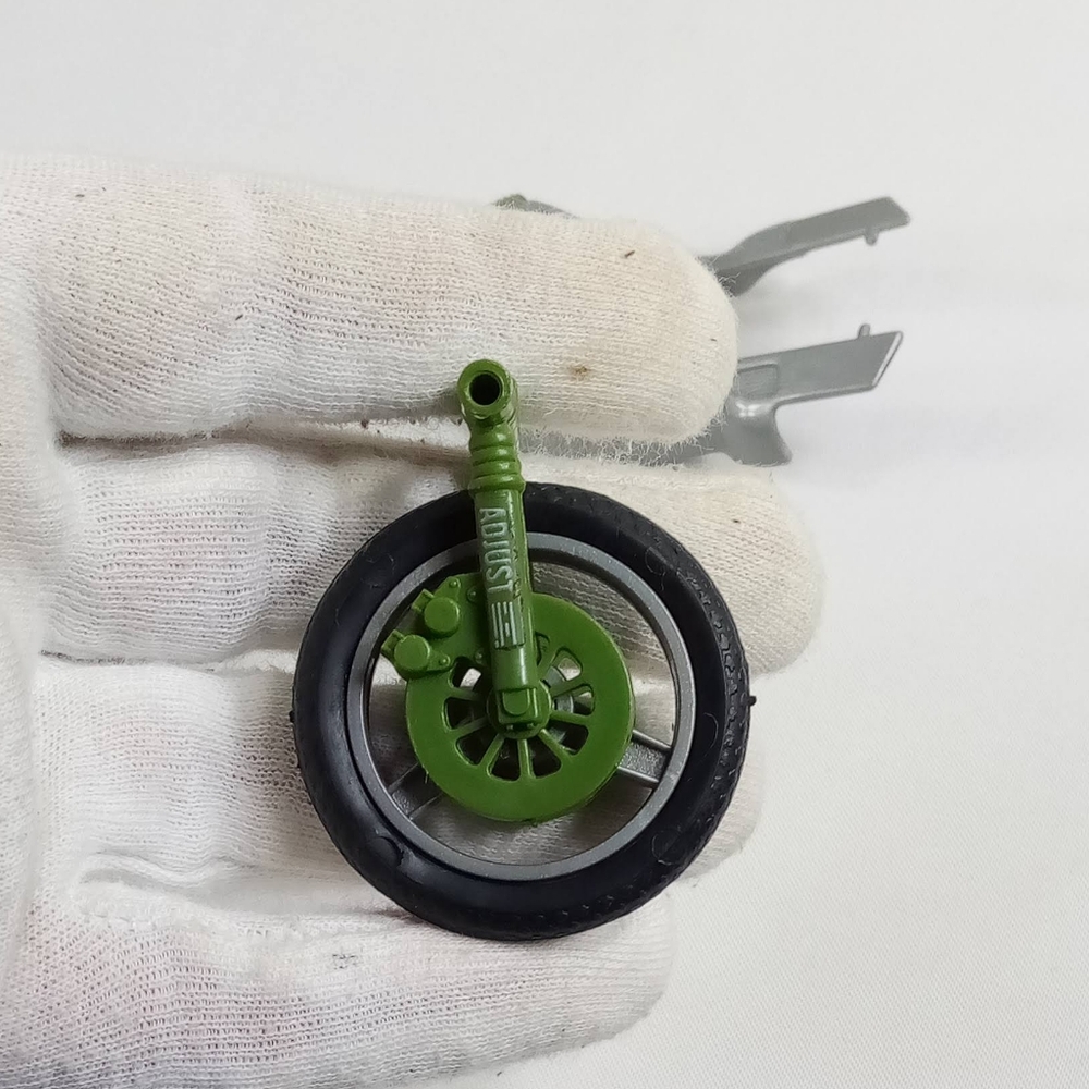 1985 Hasbro GI Joe Silver Mirage Motorcycle With Original Blueprint - Picture 9 of 14